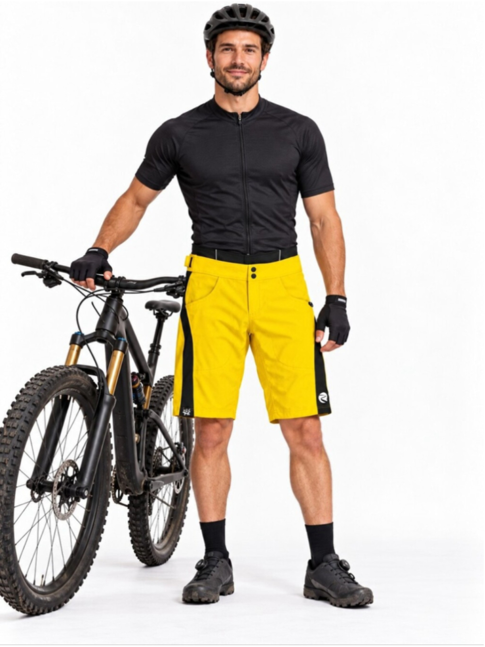 Maloja Men's XL 2 Piece MTB Cycling Shorts Removable Padded Liner NWT